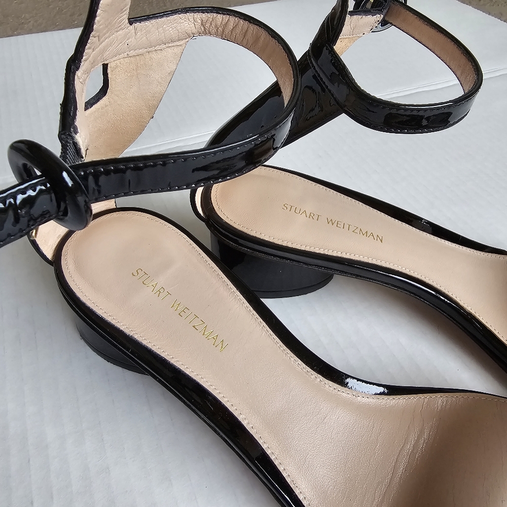 Stuart Weitzman Short Rounded Block Sandal - image 2